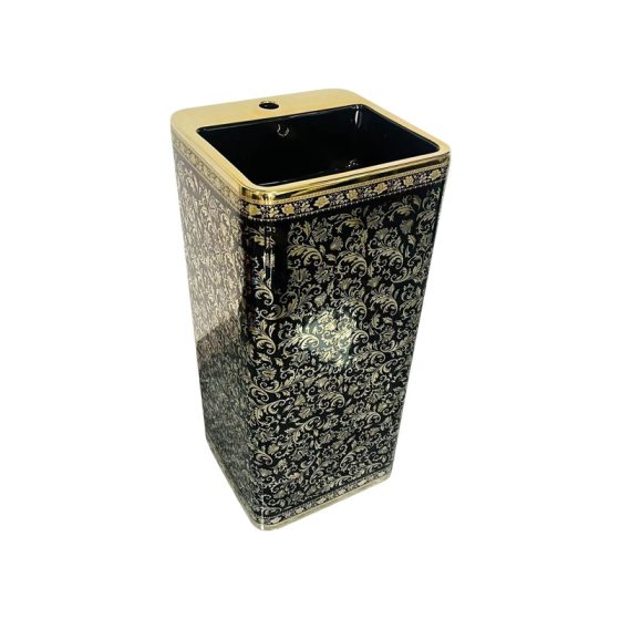 LT-309-GID-BLG1 black pedestal-basins