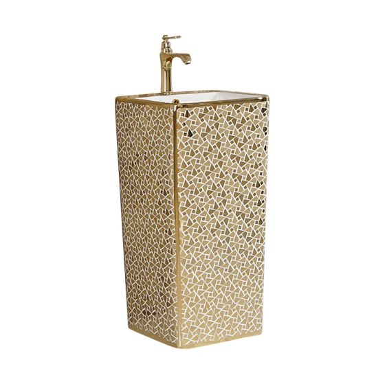 LT-309-GID-GW2 gold pedestal-basins