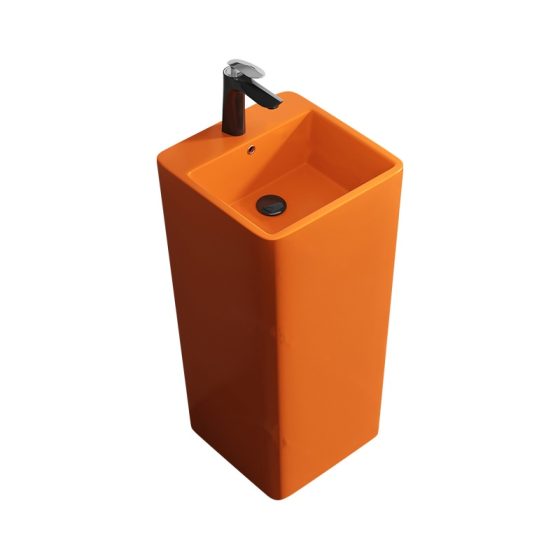 LT-309-M-O colored pedestal-basins
