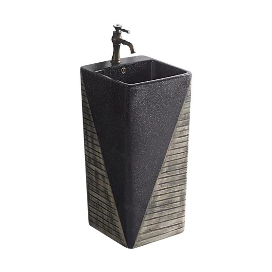 LT-309-RS-BRBL black pedestal-basins