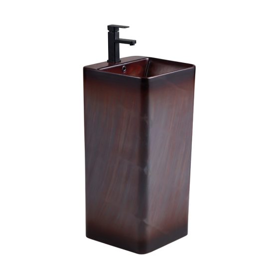 LT-309-RS-CT-31 black pedestal-basins