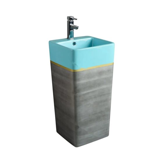 LT-309-SE-LGTC colored pedestal-basins
