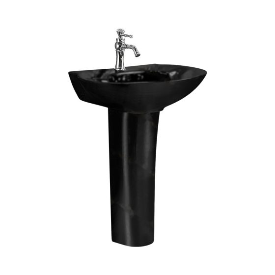 LT-310P-M-BL black pedestal-basins