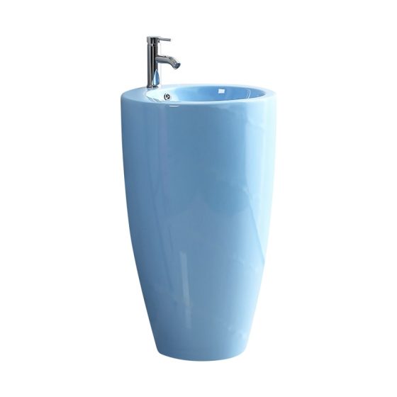LT-311-CG-BU colored pedestal-basins