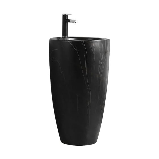 LT-311-DP-CT-96 black pedestal-basins
