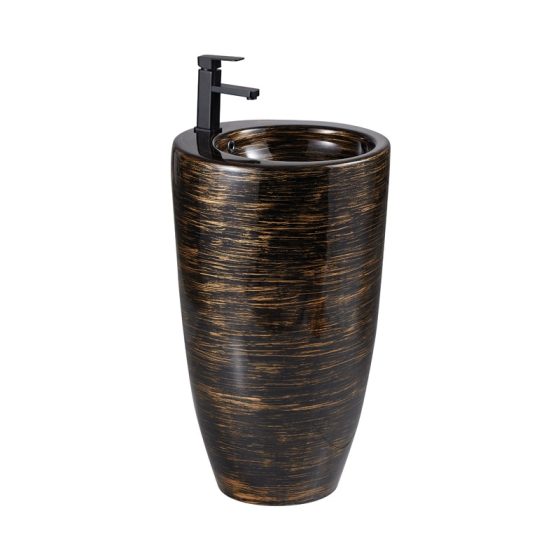 LT-311-RS-CT-9 black pedestal-basins