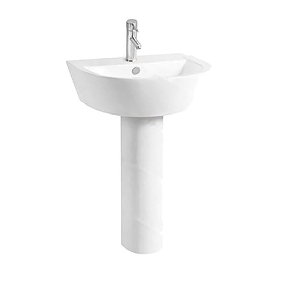 LT-312P white pedestal-basins
