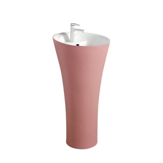 LT-313-M-LPW colored pedestal-basins