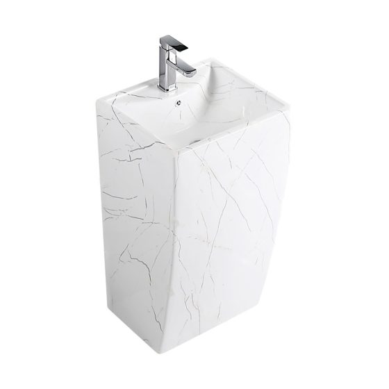LT-314-DP-CT-16 white pedestal-basins