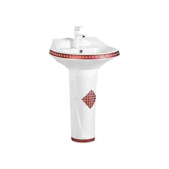 LT-314P-DC-2 colored pedestal-basins
