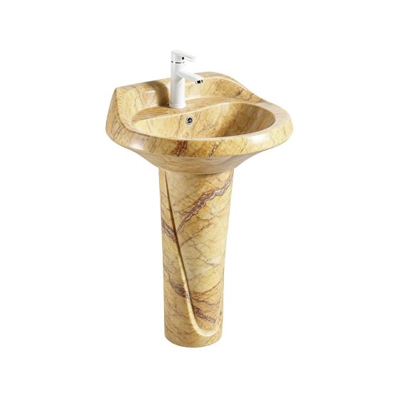 LT-314P-DP-1 gold pedestal-basins