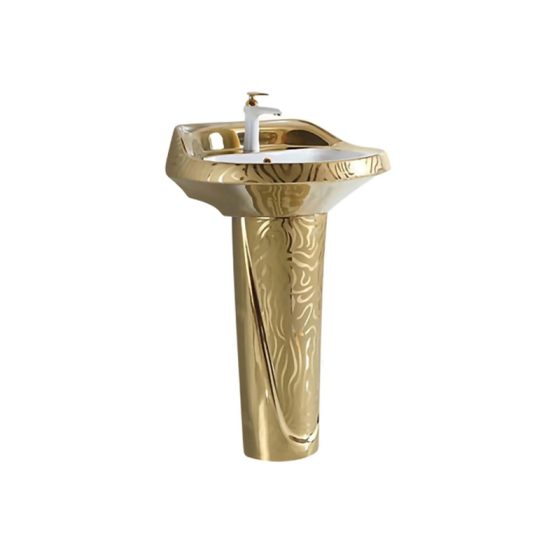 LT-314P-GID-G2 gold pedestal-basins