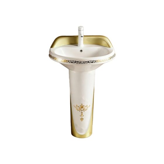 LT-314P-GID-G5 patterned pedestal-basins