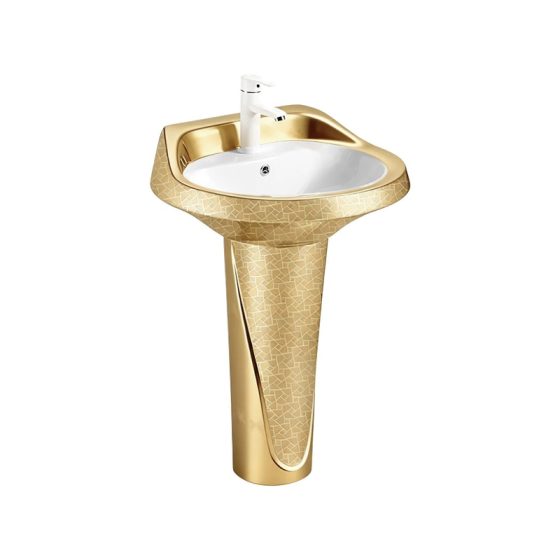 LT-314P-GID-G6 gold pedestal-basins