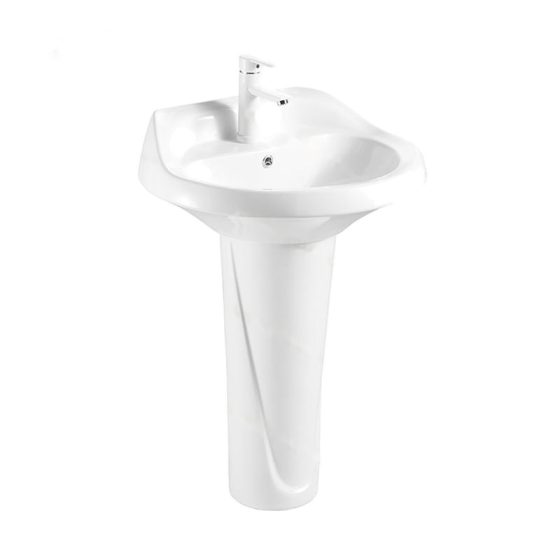 LT-314P white pedestal-basins