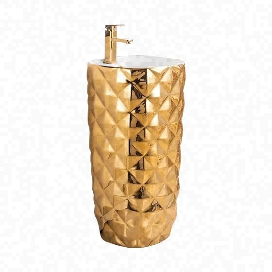 LT-316-GI-GW gold pedestal-basins