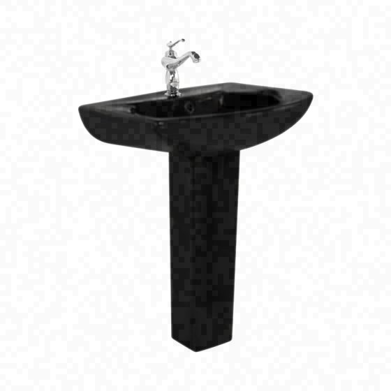 LT-316P-M-BL black pedestal-basins