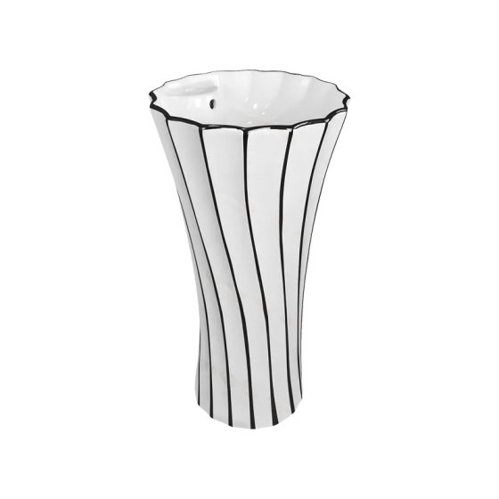 LT-317-CG-BLLW white pedestal-basins