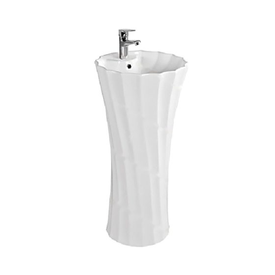 LT-317 white pedestal-basins
