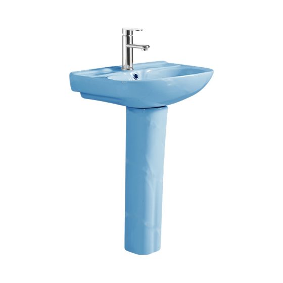 LT-318P-CG-BU colored pedestal-basins