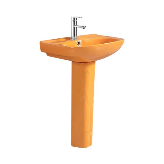 LT-318P-CG-O patterned pedestal-basins