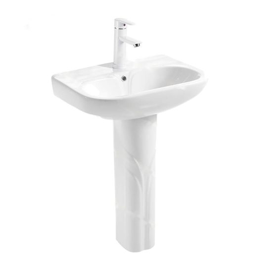 LT-318P white pedestal-basins