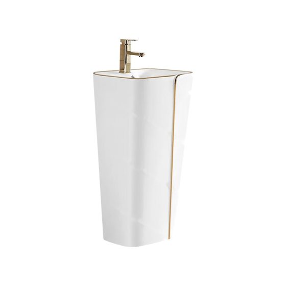 LT-320-CG-GL1 white pedestal-basins