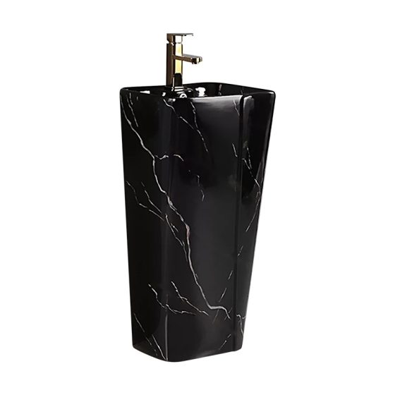 LT-320-DP-CT-96 black pedestal-basins