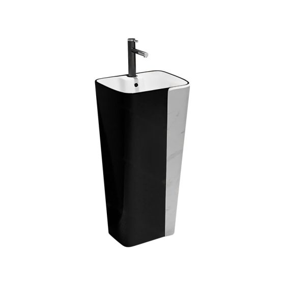 LT-320-DP-WBL black pedestal-basins
