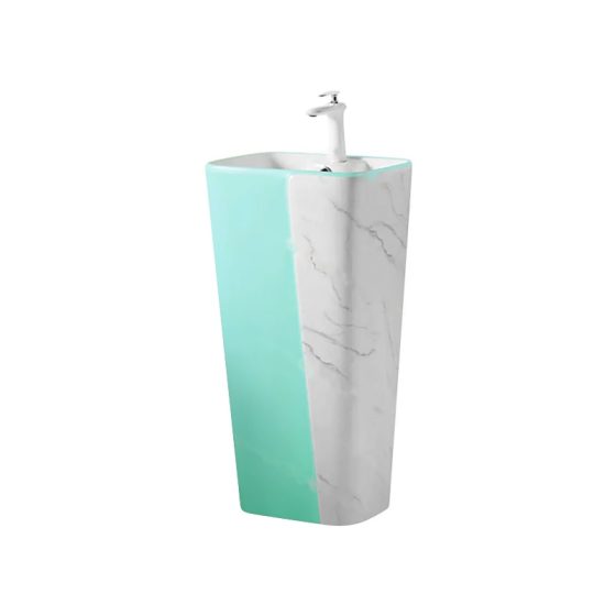 LT-320-DP-WG colored pedestal-basins