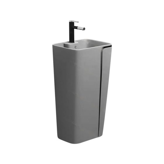LT-320-M-DGBLL grey pedestal-basins