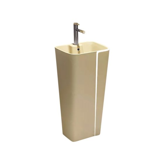 LT-320-M-YWL gold pedestal-basins
