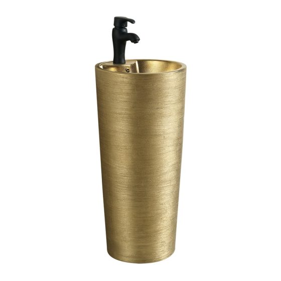 LT-321-BS-GD gold pedestal-basins