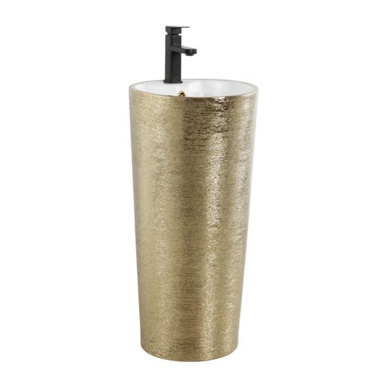 LT-321-BS-GDW gold pedestal-basins