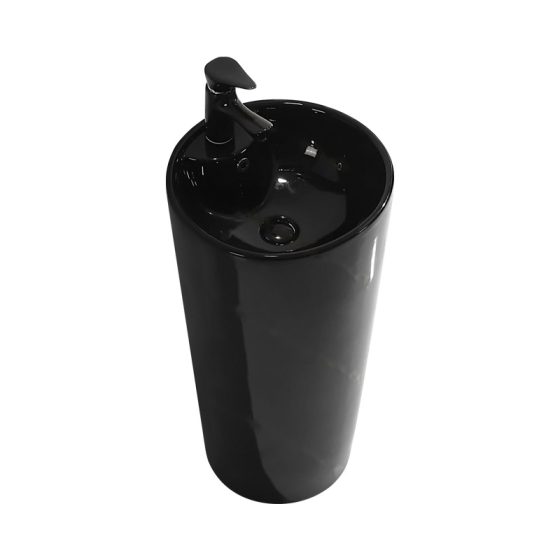 LT-321-CG-BL black pedestal-basins