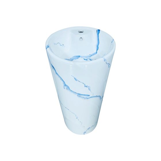 LT-321-CS-W1 colored pedestal-basins