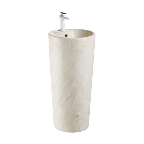 LT-321-DP-CT-27 white pedestal-basins