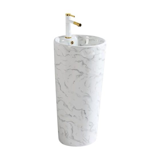 LT-321-DP-CT80 patterned pedestal-basins