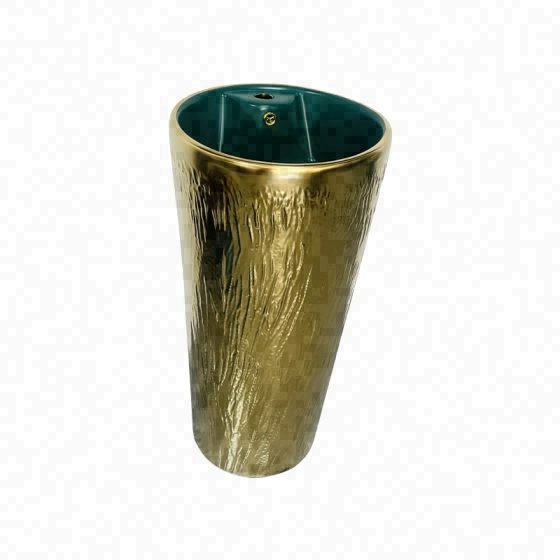 LT-321-GI-HE-M-PGBG gold pedestal-basins