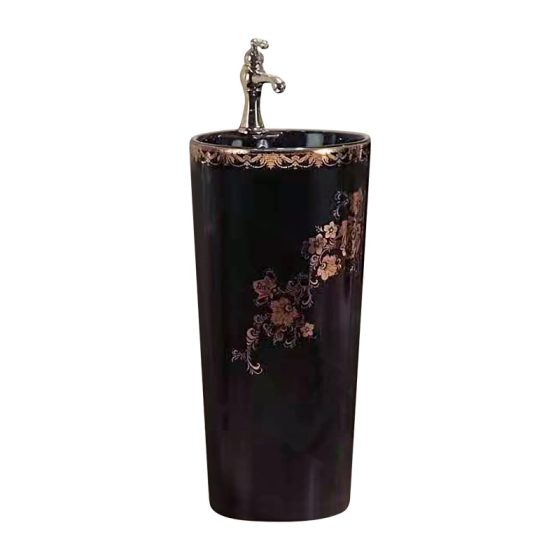 LT-321-GID-G5 black pedestal-basins