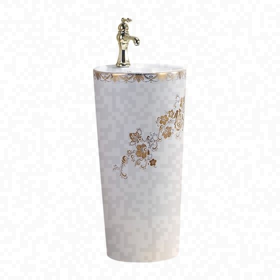 LT-321-GID-G8 patterned pedestal-basins