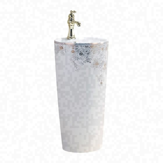 LT-321-GID-G9 patterned pedestal-basins