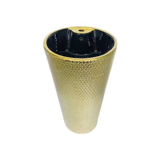 LT-321-GID-GBL1 gold pedestal-basins