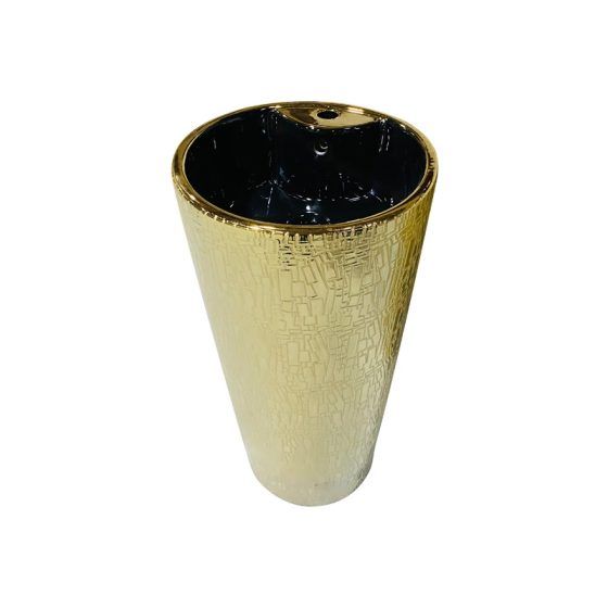 LT-321-GID-GBL2 gold pedestal-basins