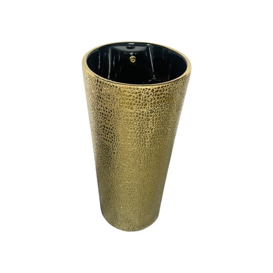 LT-321-GID-GBL5 gold pedestal-basins