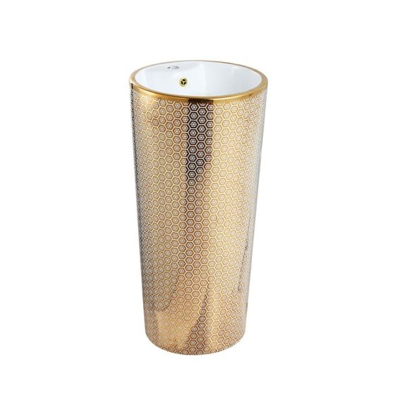 LT-321-GID-GW1 gold pedestal-basins