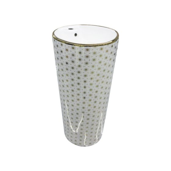 LT-321-GID-GW8 patterned pedestal-basins