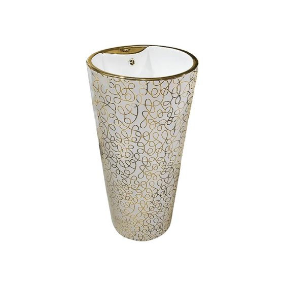 LT-321-GID-GW9 patterned pedestal-basins