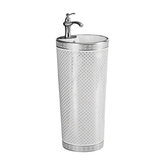 LT-321-GID-SGW6 white pedestal-basins
