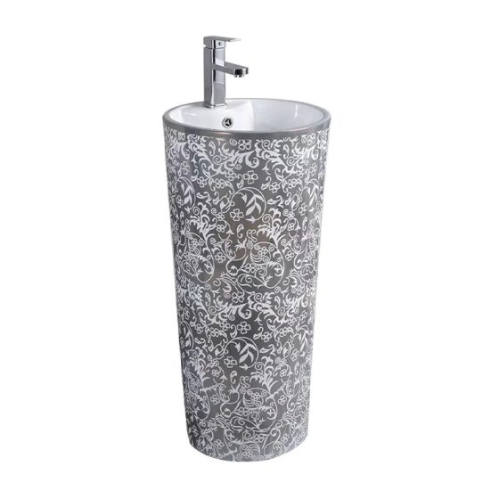 LT-321-GID-SW2 patterned pedestal-basins